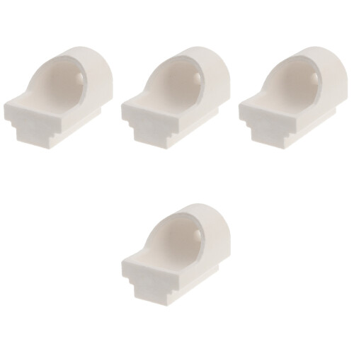 4Pcs White Nickel Crucible Cups with Thermal Conductivity for Lab Use 1