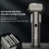 Five-blade Full Body Washable LED Digital Display Reciprocating Electric Shaver(Grey) 2
