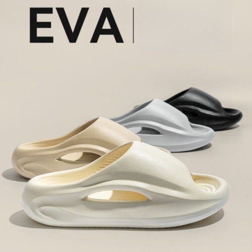 (black, 42-43) Ανδρικές παντόφλες EVA για το σπίτι, εσωτερικούς και εξωτερικούς χώρου 1