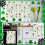 Absorberende polyester schoonmaakdoek 66x45cm groen 5