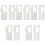 10Pcs Assorted Color Nylon Flute Mouthpiece Durable Replacement Parts 2
