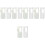 10Pcs Assorted Color Nylon Flute Mouthpiece Durable Replacement Parts 3