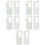 10Pcs Assorted Color Nylon Flute Mouthpiece Durable Replacement Parts 6