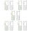 10Pcs Assorted Color Nylon Flute Mouthpiece Durable Replacement Parts 7