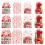 Valentine's Day Tablecloth Washable Table Cover Soft Table Cloth Stain Resistant,Perfect for Kitchen, Dinner, 4