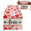 Valentine's Day Tablecloth Washable Table Cover Soft Table Cloth Stain Resistant,Perfect for Kitchen, Dinner, 5