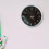 2Sets Black Plastic Clock Mechanism Replacement Kit with Hands for DIY 9