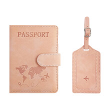 Passports Holder Luggage Tages Travel Essential Passports-Pink