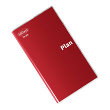 2026 Work Life Planner Travel Journal Schedule Notebook-Red
