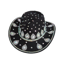High Density Polyester Felts Cowboy Hats-black shape 3 M