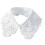 Flower Pearls Embellished Detachable Openwork-Milky White 1