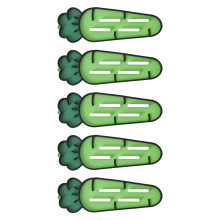 Multifunctional Carrot Shape Pot Lid Holder Nonslip Spoon-Green