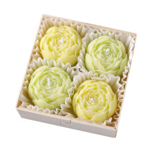 Conjunto de velas aromáticas de peônia e rosa