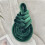 Woven Harp Throw Pillow Green 48x26cm 1