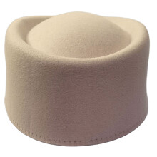 Antique Wool Bowler Hat for Women Various Occasion- off white1