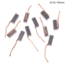 10PCS High Quality Generic J432A Leads Generator Carbon Brushes Wire Electric Motor Brush Replacement 8819MM