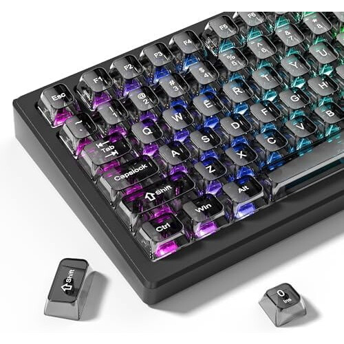 Copritasti MDA grigi trasparenti per switch MX – 115 tasti