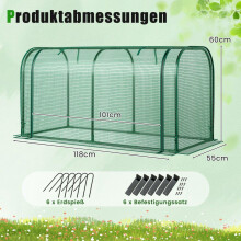 2-in-1 minikas met oprolbare deur met ritssluiting en PE-hoes.