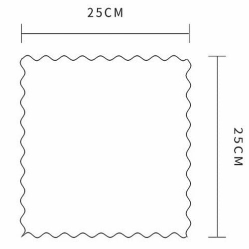 10er-Pack Mikrofaser-Geschirrtücher, 25 x 25 cm, doppelseitig 2