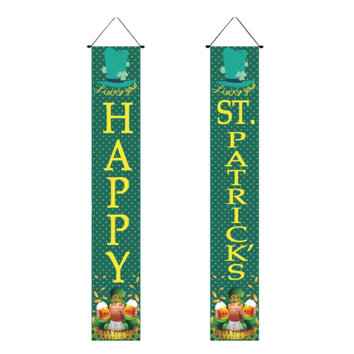 Velkomstbanner til St. Patricks dag for verandadekorasjon 1