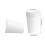 Weißer Pappkaffeebecher 210 ml (100 Stück) 3