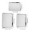 Φύλλα ψησίματος 3 τεμαχίων από ανοξείδωτο χάλυβα 430Grade 2