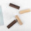 4pcs Solid Wood Coat Hook Nordic Style Simple Black Walnut Coat Hook Creative Wall Coat Wooden Hook 5
