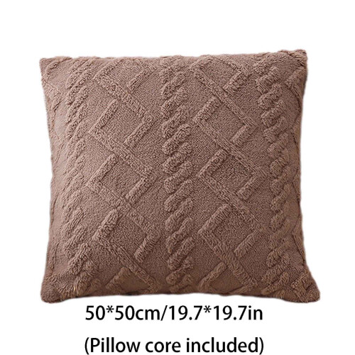Decoratieve kussenhoezen van polyester, 50x50 cm, met ritssluiting. 2