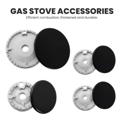 Flammenkappen-Set für Gasherdbrenner, 4er-Pack 1