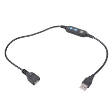 Cábla Uaineadóir USB Lasc Comhaireamh Síos 1-30 Nóiméad do Shoilse LED &