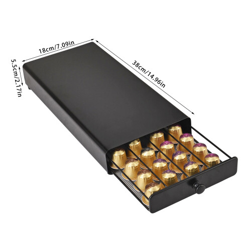 Space Saving Efficient Coffee Pods Organizers Holds 40 Capsules 2
