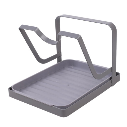 Pots Lid Holder Featuring 360 Degree Rotation Designs for Hand Access and Double Layer Storage Organization