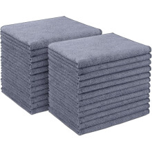 Panos de limpeza de microfibra 30 x 30 cm, pacote com 50 unidades