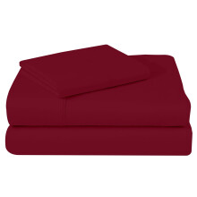 Jogo de lençóis para cama de casal queen size – 4 peças em microfibra, lençol de baixo com elástico + lençol de cima +