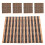 5-Pack Heat Insulation Felt Cushions for Sauna with Fast Drying,, and Comfortable Design 1