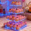 Βάση για Cupcakes 4 επιπέδων από ακρυλικό – Χωράει 50 Cupcakes, μπλε 1