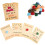 Juego de 24 tarjetas de San Valentín con forma de corazón de cristal 1