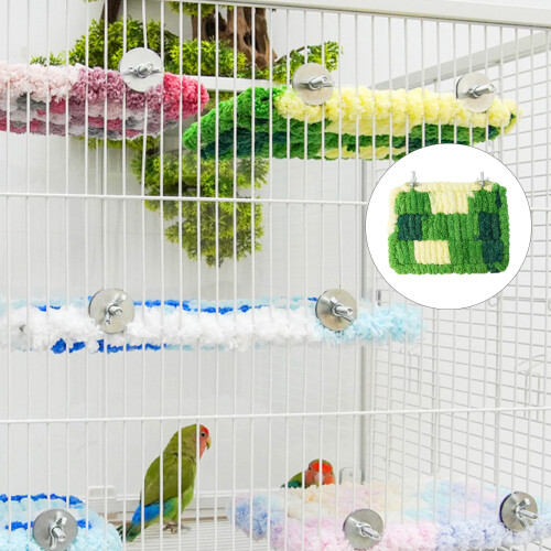 Bird Perch Parrots Stand Platform,Plush Parakeet Stand-N4 large 1