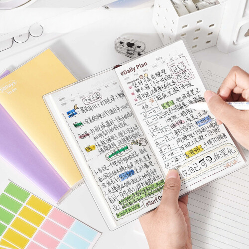 2026 Work Life Planner Travel Journal Schedule Notebook-Red 1