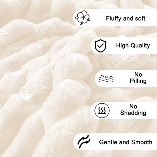 Couverture Raschel70x100cm Polyester Double Couche 1