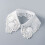 Flower Pearls Embellished Detachable Openwork-Milky White 5
