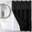 Rideau de douche en polyester imperméable et résistant, 54 x 72 pouces. 3