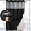 Rideau de douche en polyester imperméable et résistant, 54 x 72 pouces. 4