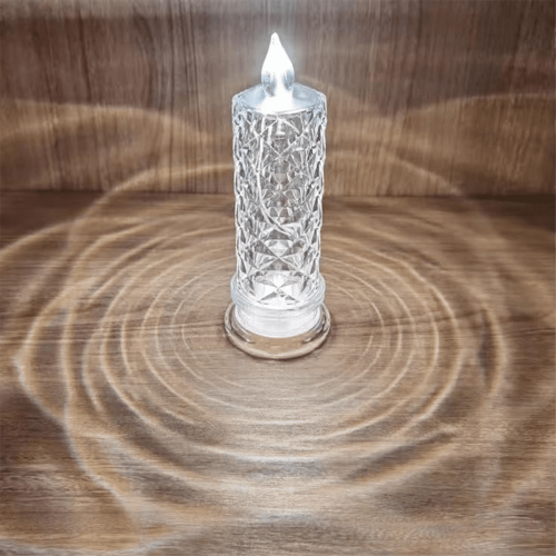 Velas de pilar LED sem chama, 6,35 x 18,29 cm (pacote com 4) 2
