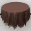 White Round Polyester Tablecloth 213 cm 5
