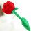 Handgemaakte, draaibare pluche bloem, cadeau (1 stuk) 2