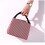 Κόκκινη μονωμένη τσάντα φαγητού Unisex 23x15x16cm 5