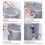 Insulated Round Lunch Bag Aluminum Foil Gray 4