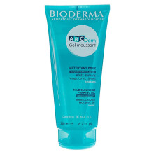 Bioderma ABCDerm Moussant Gentle Cleansing Gel| Non-Irritating Cleanser, Foaming Gel, Delicate Skin Cleanser - 200ml