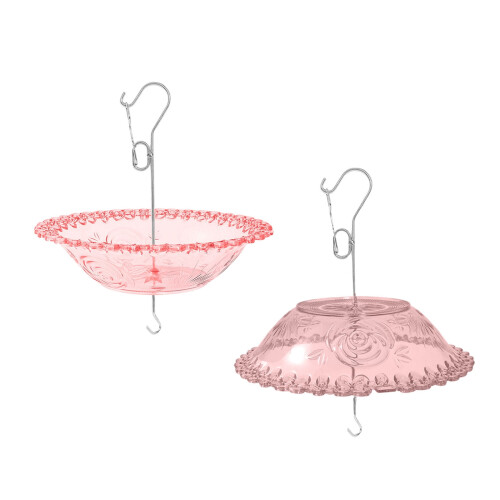 Outdoor Bird Bath and Feeder - Windproof Rainproof with 1